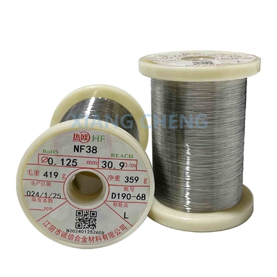 NF38 Contenuto di nichel 50-55 PTC Ni-Fe alloy wire rod for precise resistence control in thermistors and sensors Resistenza 0.38