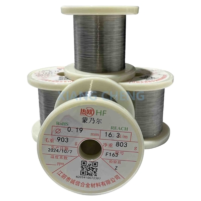 CX400/Monel 400/N 04400/2.4360 Monel Nickel Copper Alloy Wire per l'industria aerospaziale