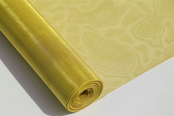 0.6-1.3 mm larghezza di rotolamento maglia in ottone in filato semplice e torcio tessuto perfetto equilibrio di resistenza garantito